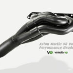 Aston Martin V8 Vantage performance exhaust manifolds stainless steel upgrade.